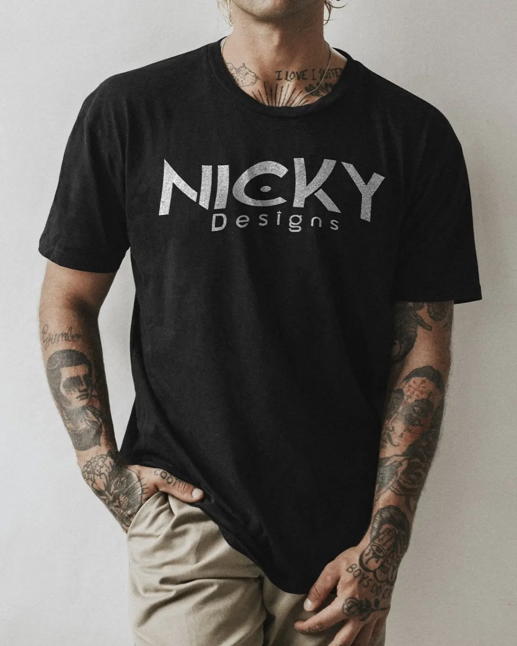 Nicky Designs · Aplicación de marca